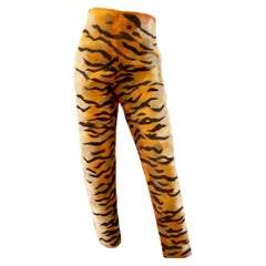1991 F/W Todd Oldham tiger high waisted pant