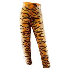 1991 F/W Todd Oldham tiger high waisted pant