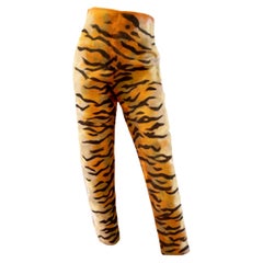 Retro 1991 F/W Todd Oldham tiger high waisted pant