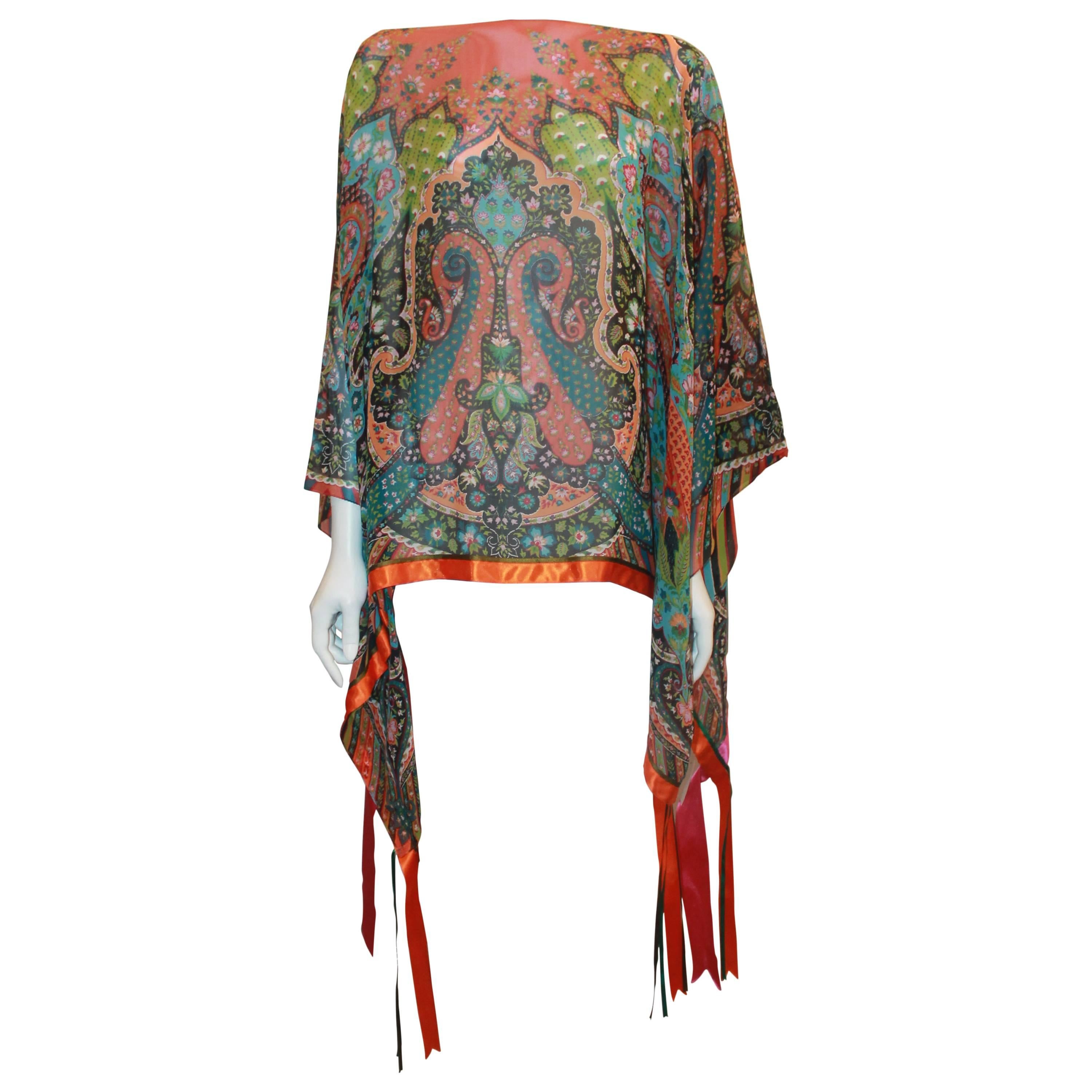 Etro Poncho - 3 For Sale on 1stDibs