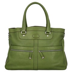Tod'S  Women   Shoulder bags  Green Leather 