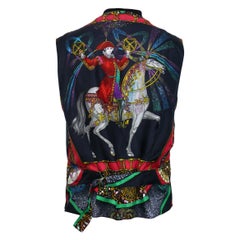 Hermes Vintage Feux d'Artifice 150th Anniversary Silk Vest