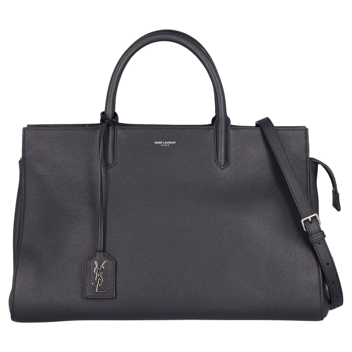 Saint Laurent  Women Handbags   Navy Leather  For Sale