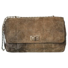 Bolso Dégradé kaki suéter "Puzzle" CHANEL( numerado)