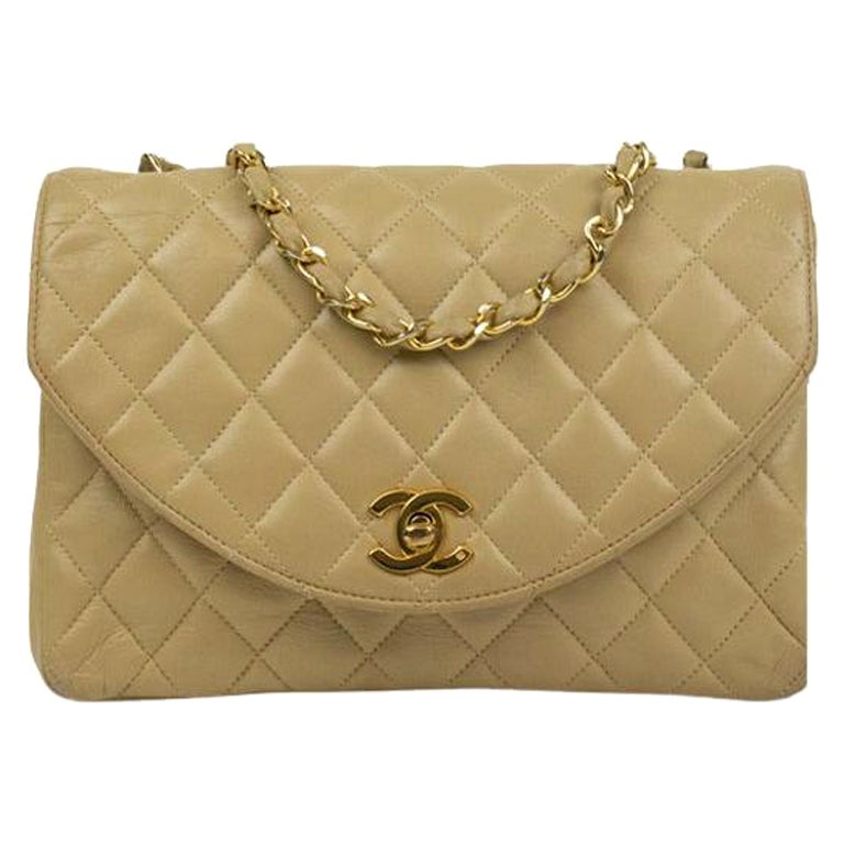 Chanel, Vintage in beige leather at 1stDibs