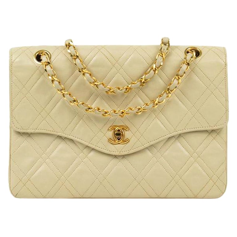 Chanel, Vintage in beige leather
