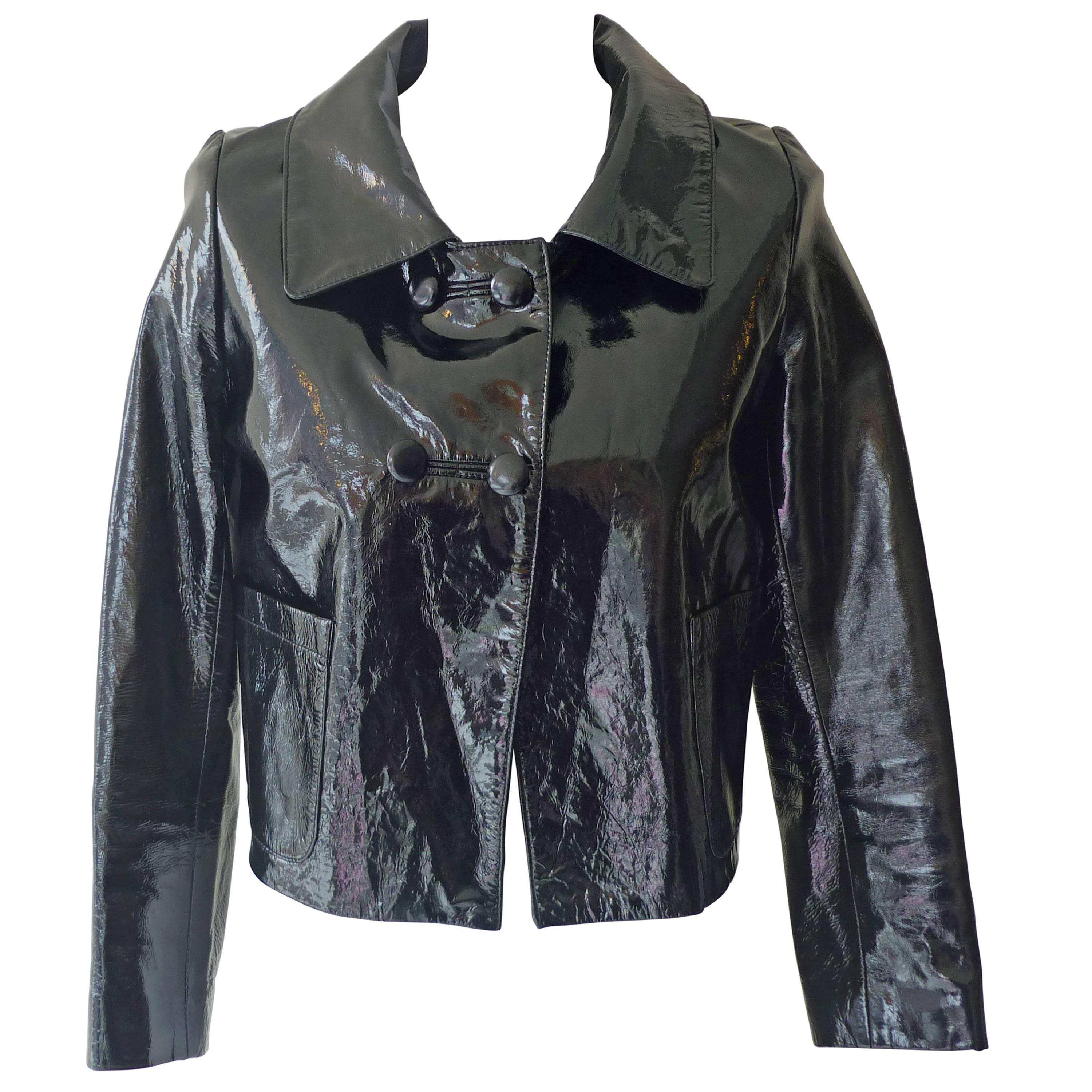 3.1 Philip Lim Patent Leather Jacket (S)
