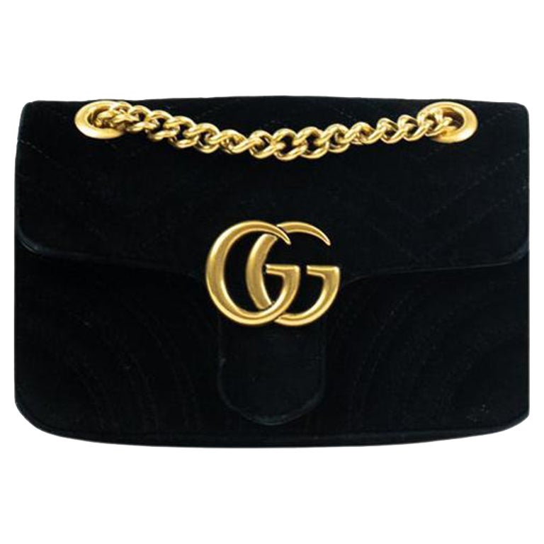 Gucci, Marmont in black velvet