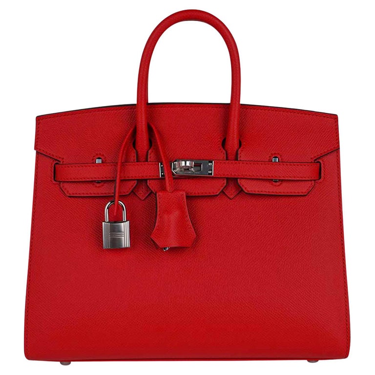 hermes handbag red