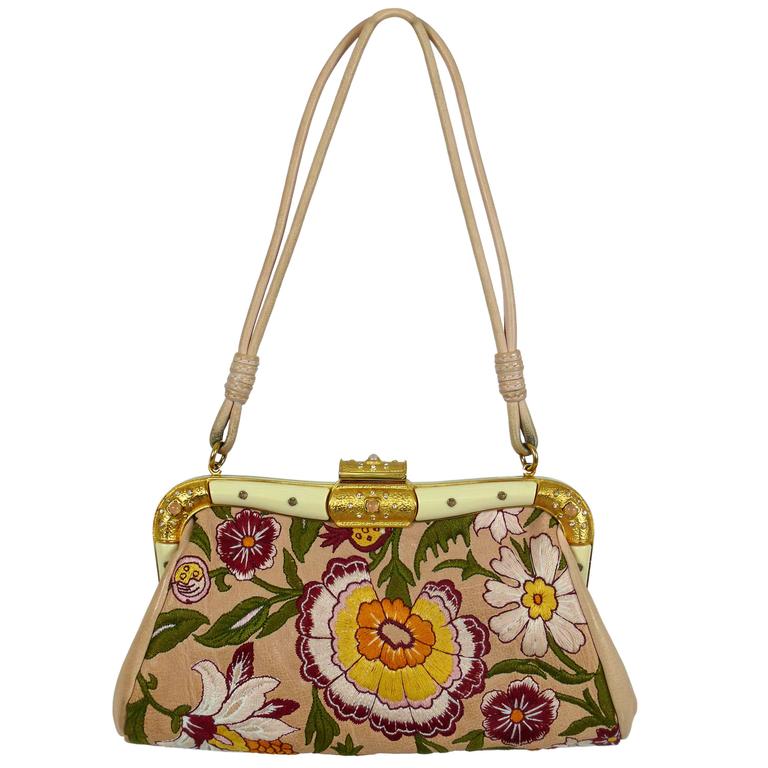 Wholesale Luxury Brand Handmade Embroidered Handbag Ladies Vintage Shoulder  Bag From m.