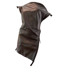 2008 F/W Martin Margiela Leather Zipper Top or Mini Dress