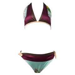 Jean Paul Gaultier Satin Handkerchief Scarf Bikini 