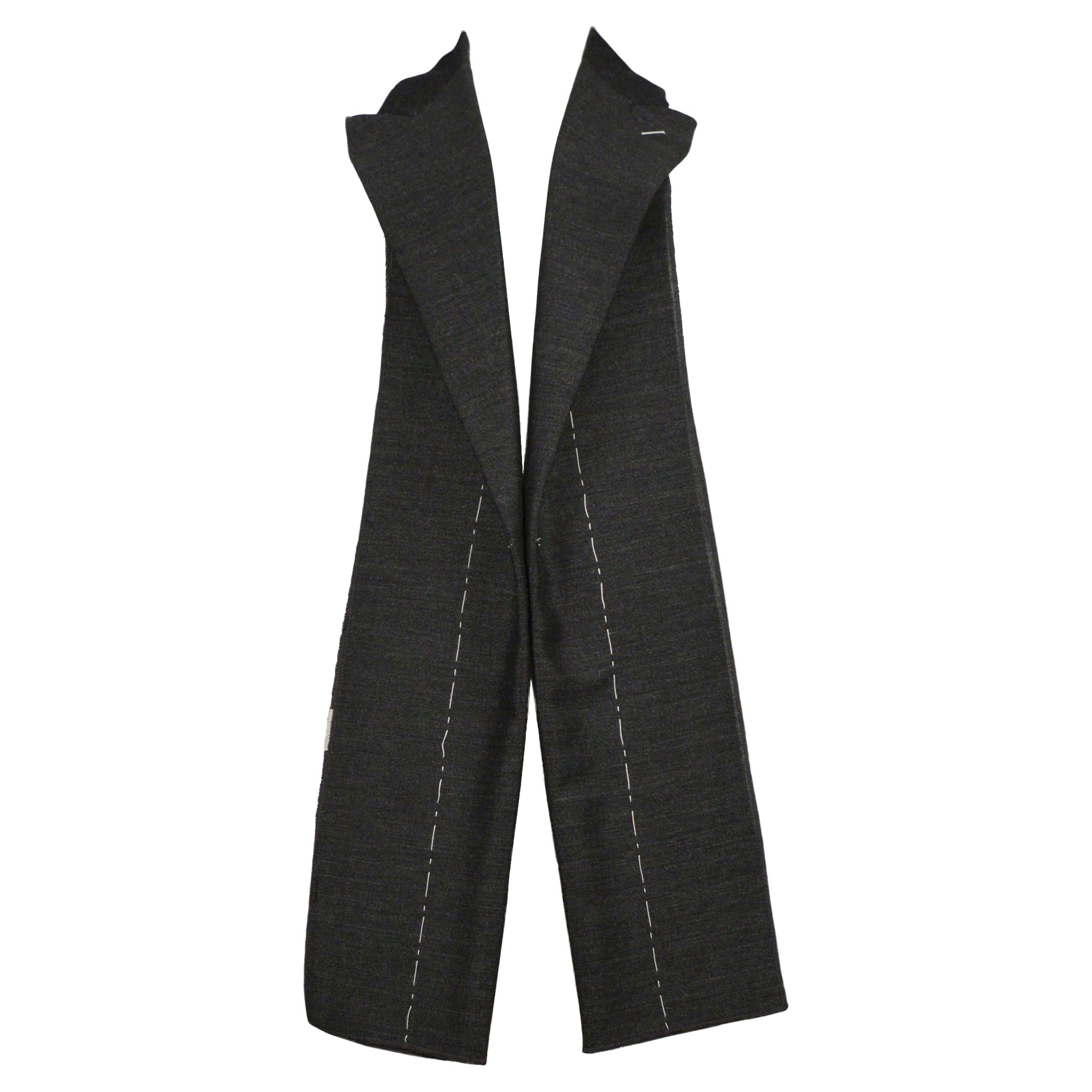 Maison Martin Margiela Grey Basting Vest 1997 For Sale