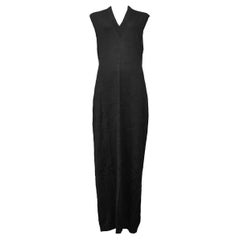 Maison Martin Margiela Black Oversized Maxi Sweater Dress