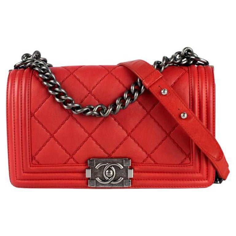 Chanel, Boy in red leather 