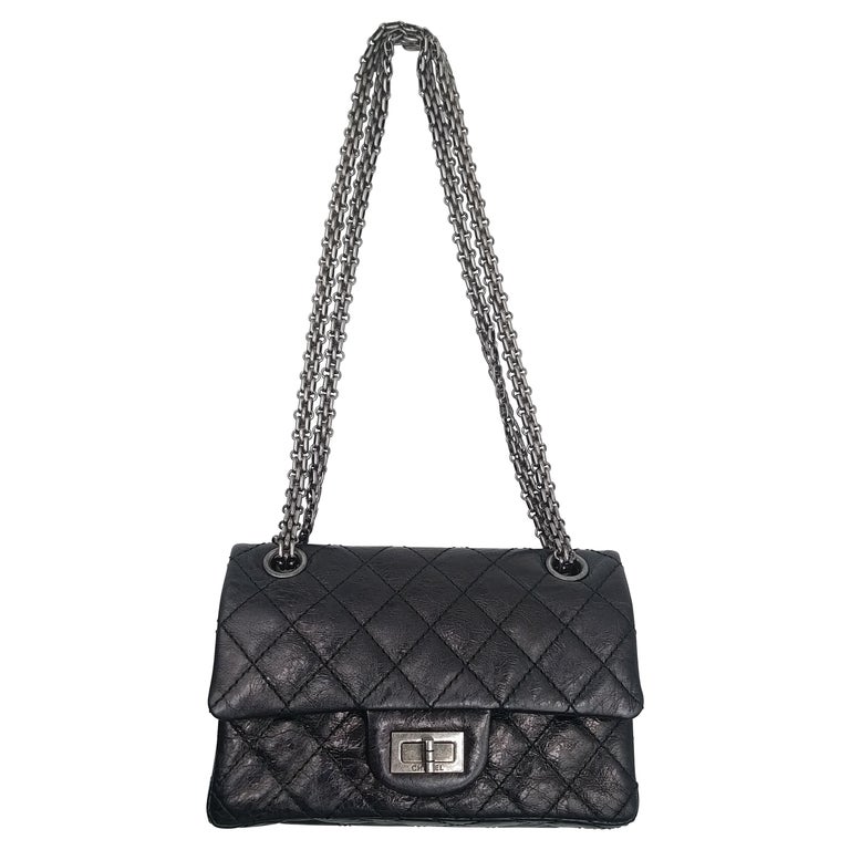 Chanel Black Quilted Aged Calfskin 225 Lucky Charms Reissue 2.55 Flap Bag Aged  Gold Hardware, 2018 Available For Immediate Sale At Sotheby's