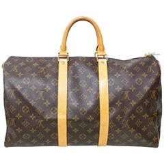 Vintage Louis Vuitton Monogram 45 Keepall Duffle SD 1924