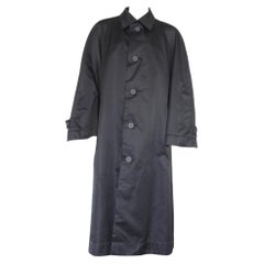 Issey Miyake - Imperméable noir surdimensionné vintage pour homme