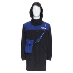 new THE NORTH FACE KAZUKI KARAISHI Black Flag Blue Bravo 2 long raincoat S / M