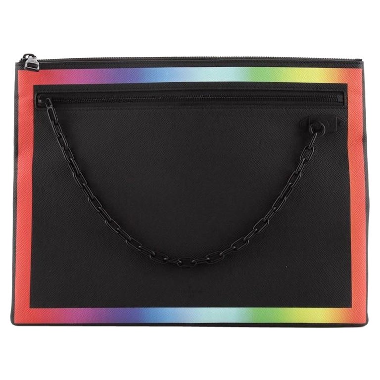 louis vuitton rainbow shoulder bolsa
