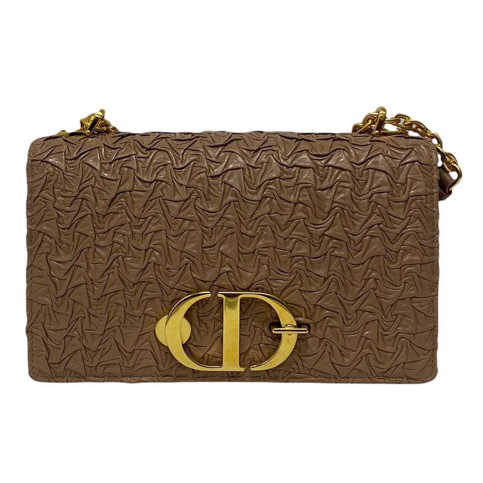 Christian Dior Gold Suede Mini Lady Dior Bag With Optional Shoulder ...