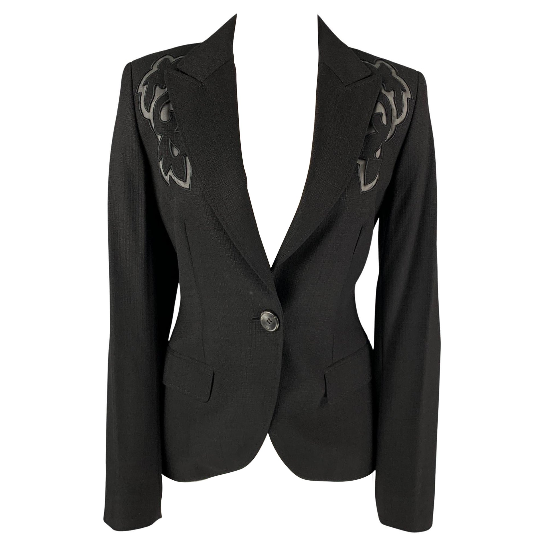 RELAXED BLAZER WITH WIDE CUFF SHADOWS OF ARMADA