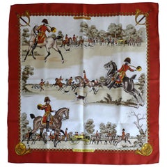 Hermes Vintage Silk Carre Scarf "Livrée Impériale" designed by Philippe Ledoux