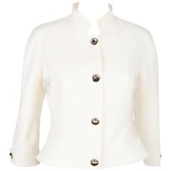 Thierry Mugler Couture Couture Runway Cream Jacket 9