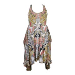 ALEXANDER McQueen LARGE PRINTED DRESS size XS
