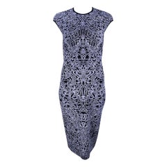 ALEXANDER McQueen BICOLOR KNITTED DRESS size L