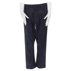 WHITE MOUNTAINEERING Wardrobe indigo blue denim straight leg jeans pants US0 XS
