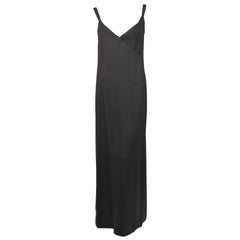 1970's DONALD BROOKS black wrap gown