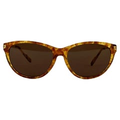 Cartier Paris Vintage Sunglasses Eclat Miel Dore Gold Plated 51 120mm