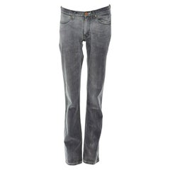 ACNE STUDIOS stone washed grey denim slim fit straight leg jeans pants 29/31
