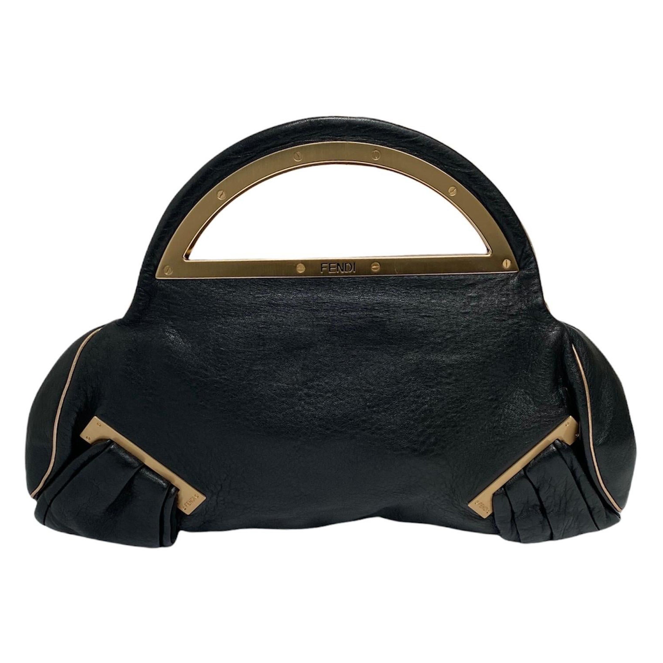 Fendi Black Leather Bag - 159 For Sale on 1stDibs  fendi black bags, fendi  black handbag, fendi bag sale