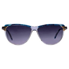 Fendi Vintage Mint Blue Clear Sunglasses Mod. FV 87 56/11 135mm