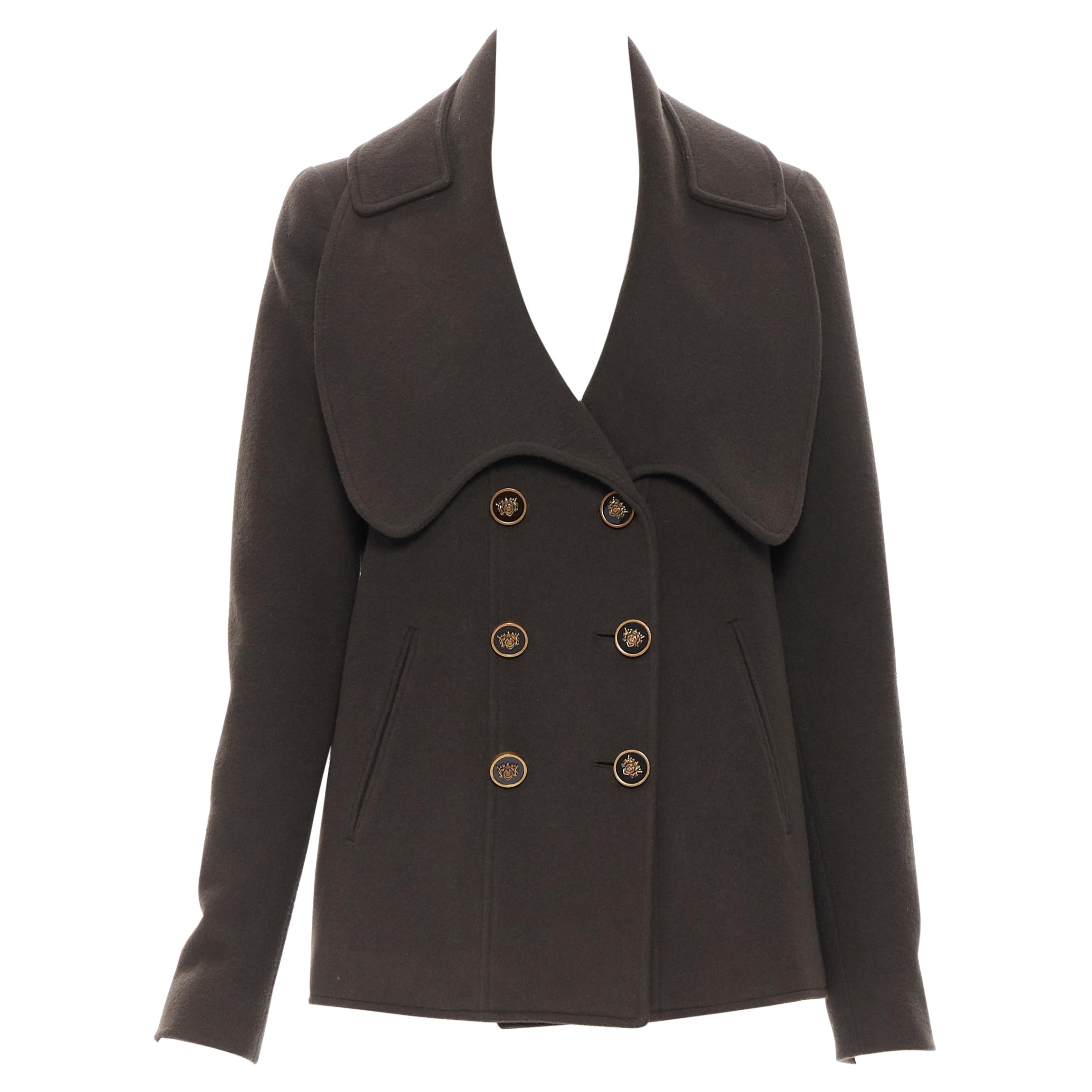 Givenchy Haute Couture Colour Blocked Geometric Leather Jacket at 1stDibs