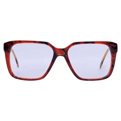 Aprilia Vintage Brown Grey Unisex Square 87 210 Eyeglasses 57/15 145mm