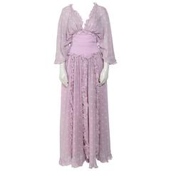 70's Silk Carisma by VALENTINO Boho Dress 11