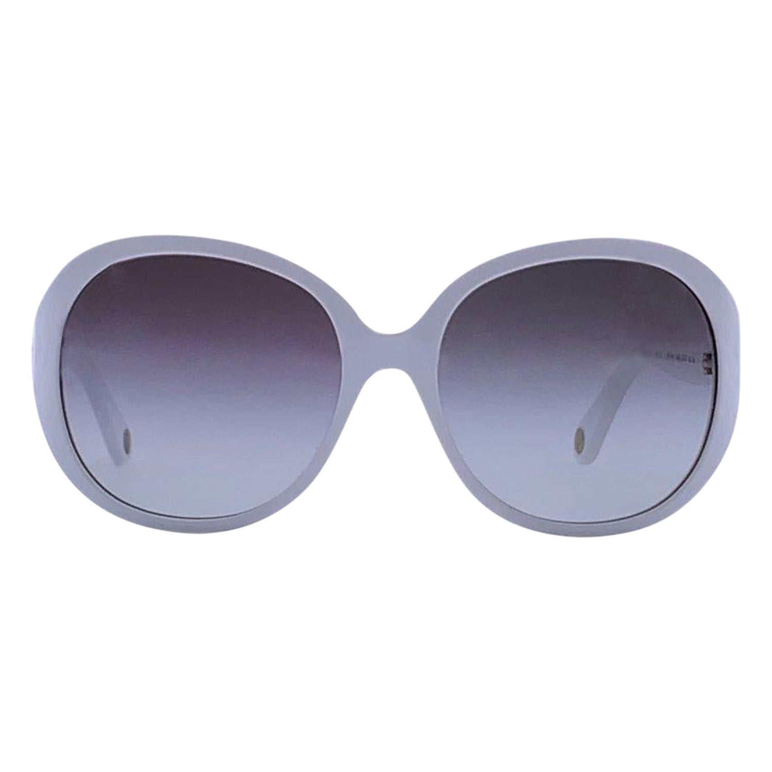 D&G White Acetate Oversized 3034 Sunglasess 57/17 130mm For Sale