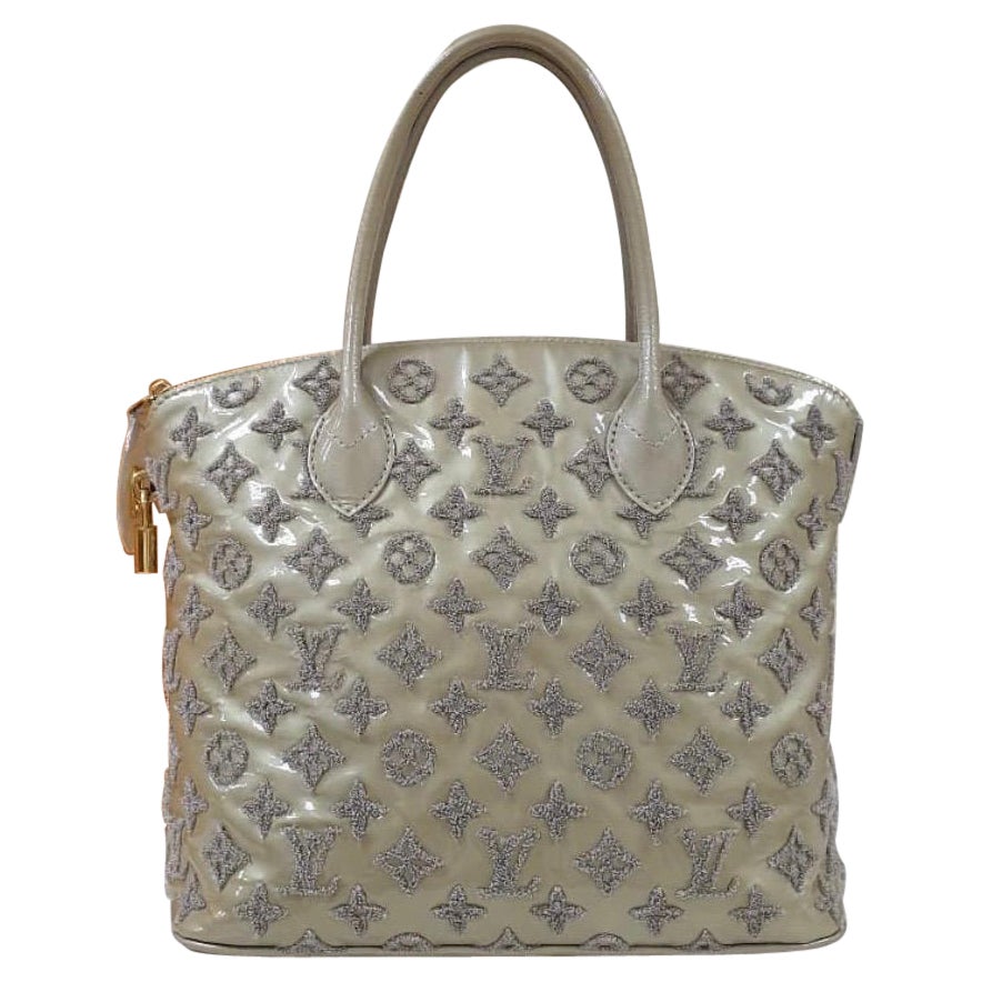 Louis Vuitton Limited Edition Gris Monogram Fascination Lockit Bag