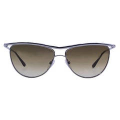Tom Ford Silver Metal Mint Unisex SunglassesTF 182 56/13 135mm