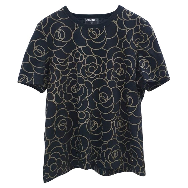 Chanel 2018 Camellia T-Shirt For Sale at 1stDibs