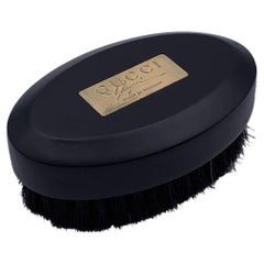 Gucci Made To Measure Vintage Black Wood Clothing Brush