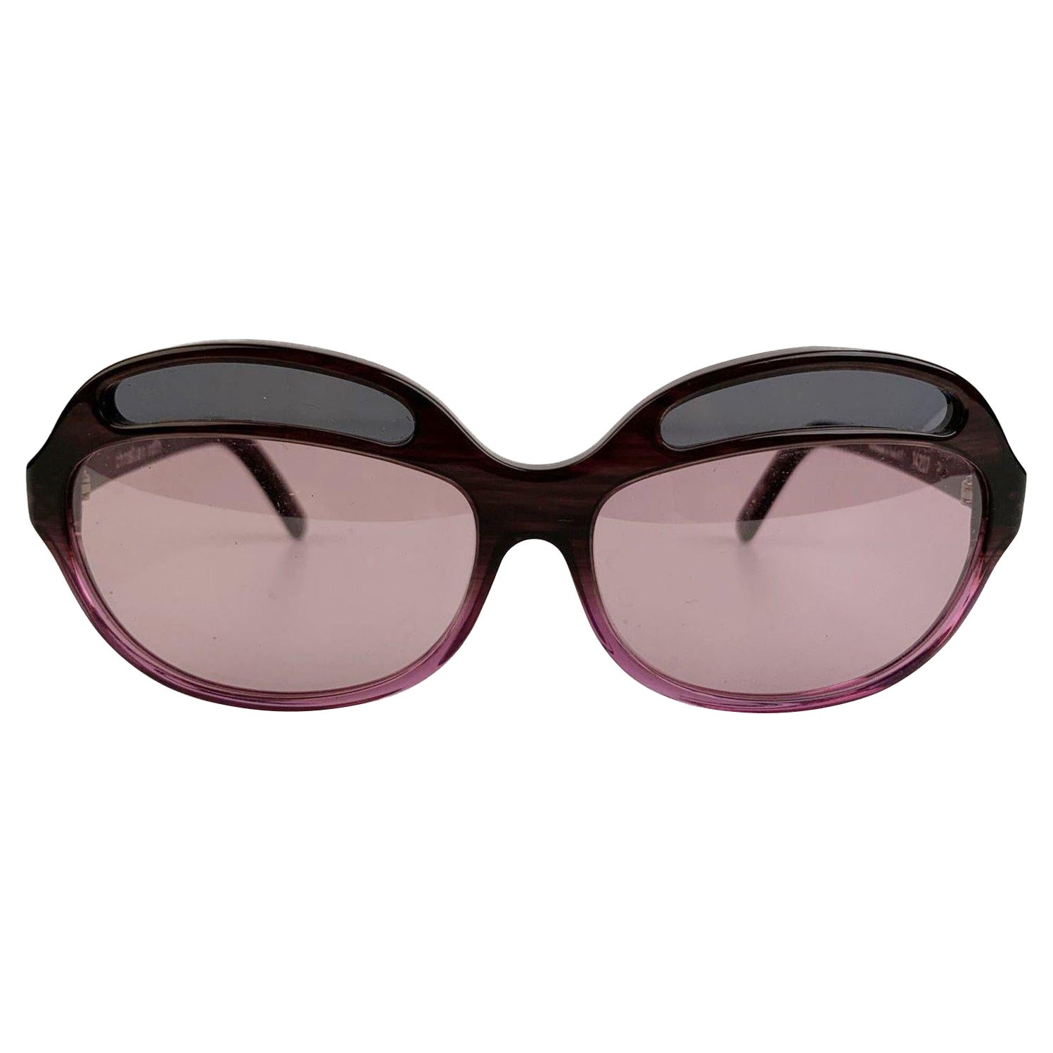 Christian Roth - Lunettes de soleil vintage violettes Mod 14207 Bug Eye 59/14 en vente