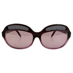 Christian Roth - Lunettes de soleil vintage violettes Mod 14207 Bug Eye 59/14