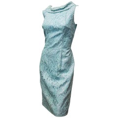 Vintage 1960s Blue Lace Dress