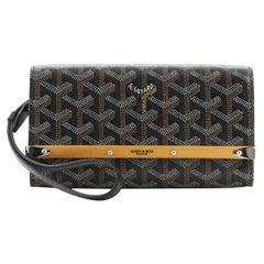 GOYARD MONTE CARLO PM SILVER CLUTCH CROSSBODY- RARE AND LIMTED EDITION