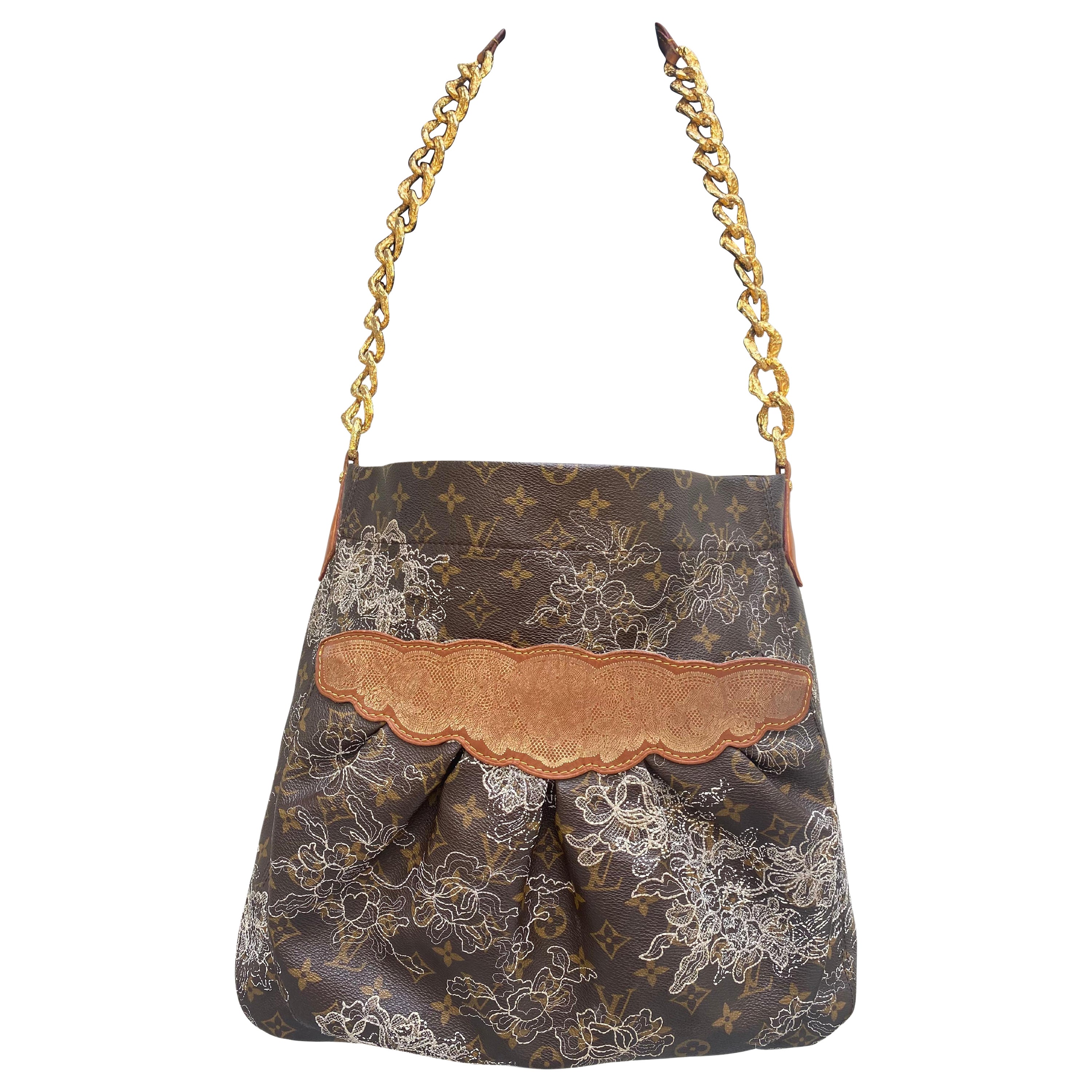 Louis Vuitton Limited Edition Dentelle Fersen Crossbody Shoulder Bag 