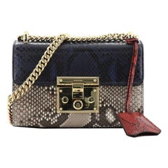 Gucci Padlock Shoulder Bag Python Small